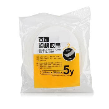 

1 Roll Hot Super Strong Double Faced Foam Tape Powerful Adhesive Tape Paper Double Sided Tape for Mounting Fixing Pad Sticky