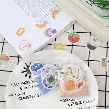 

Cute Cartoon Stickers Fresh fruit hand account decorative Planner DIY Scrapbooking Bullet Journal Stationery Girl Kids Gifts