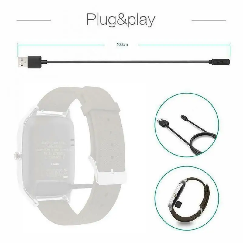 Новинка магнитный USB кабель для быстрой зарядки аксессуары умных часов ASUS ZenWatch 2