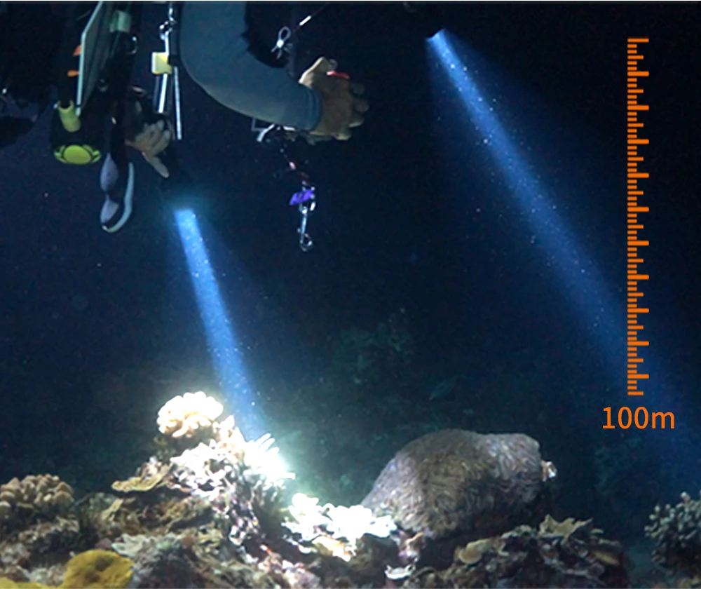 Tocha à Prova Subaquática por 22650 Original Archon Mergulho Lanterna Cree Xm-l2 u2 3000lm Led Dwaterproof Água 100m Bateria D33 14 u2 3000lm led mergulho tocha à prova