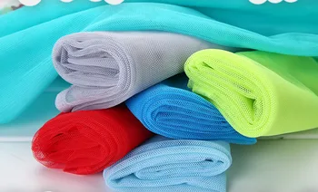 

5 meters（500x150cm）Soft Mosquito Net Mesh Yarn Tulle Fabric Gauze Party Birthday Gift Wrap Decoration Sewing Wedding Party Decor