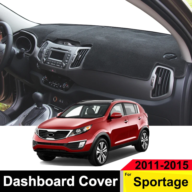Автомобильный коврик для приборной панели Kia Sportage 2011 2012 2013 2014 2015 2016 2017 2018 2019