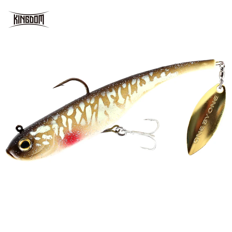

Kingdom Fishing lures 200mm 52g Soft Baits With Spoon Sinking Good Action Artificial Bait PVC Soft Lures