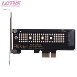 Carte adaptateur NVMe M.2 NGFF SSD vers PCIe X1, 1 pièce, avec support 