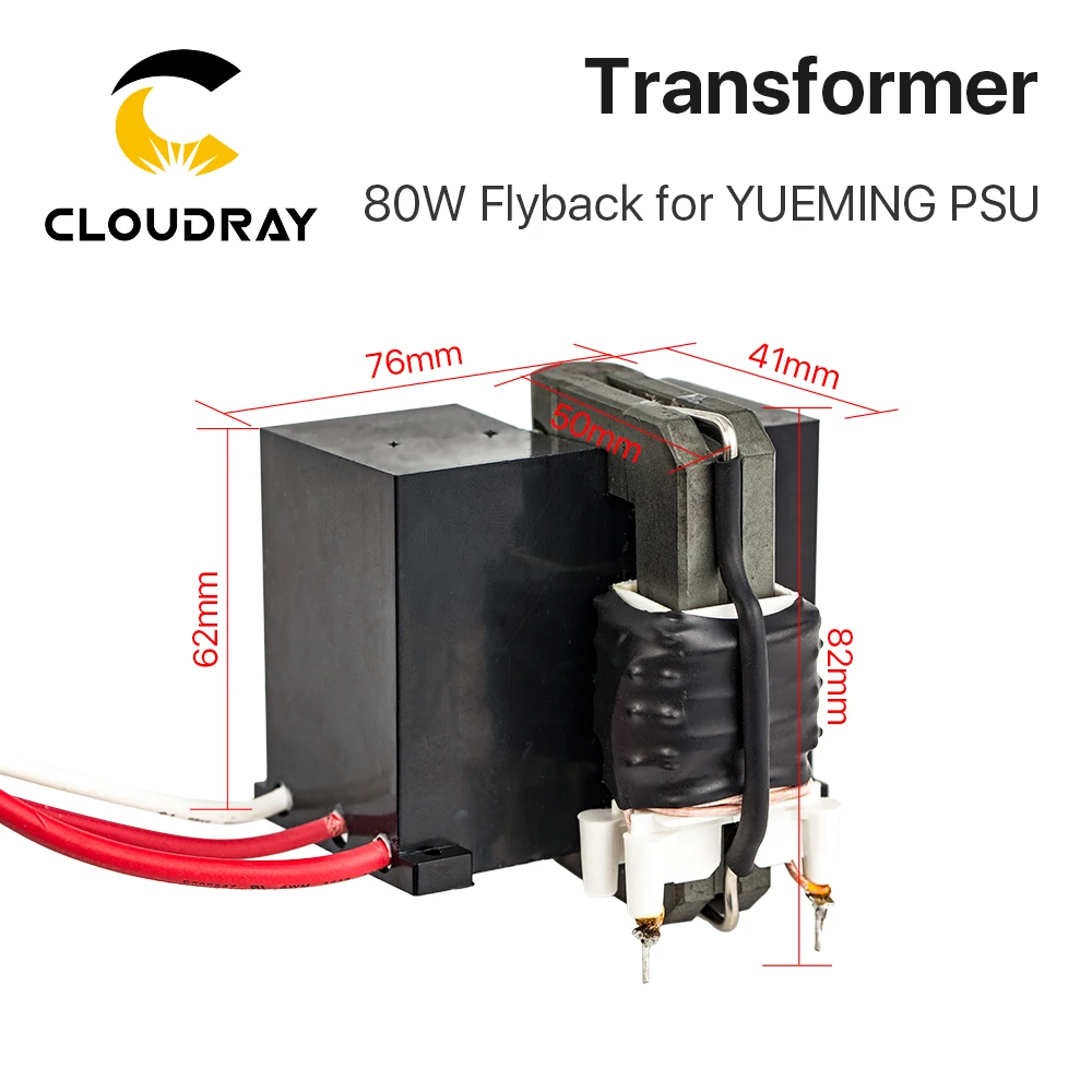 Cloudray высоковольтный Flyback трансформатор для YUEMING Co2 лазерный блок питания JG1500 JCY