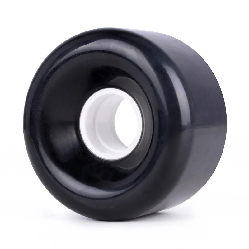 Black 4Pcs Skateboard Cruiser Board Wheels Long Board Skateboarding Parts Useful