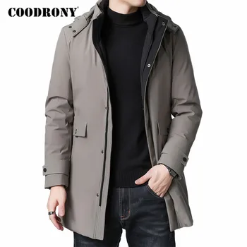 

COODRONY Brand Men's Winter Jacket 2020 New Arrival Thick Warm Duck Down Jackets Fashion Casual Parka Hooded Coat Men Tops C8031