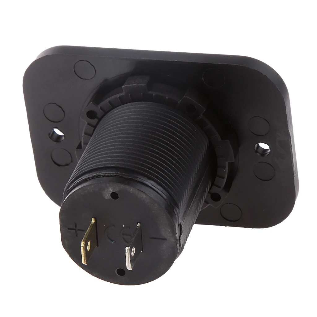 Car Motorcycle 2 Port USB 2.1A & 1A Power Outlet Plug Socket Charger Kit