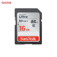 Aliexpress - SanDisk SD Card Memory Card Ultra Class10 SD Card C10 UHS-I 80MB/s Read Speed for Camera Camcorder 16GB