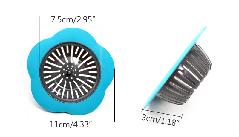 Фильтры кухонные принадлежности Слив для бассейна Ванная Комната Раковина анти-засорение фильтр Цветок Тип Многофункциональный кухонный слив