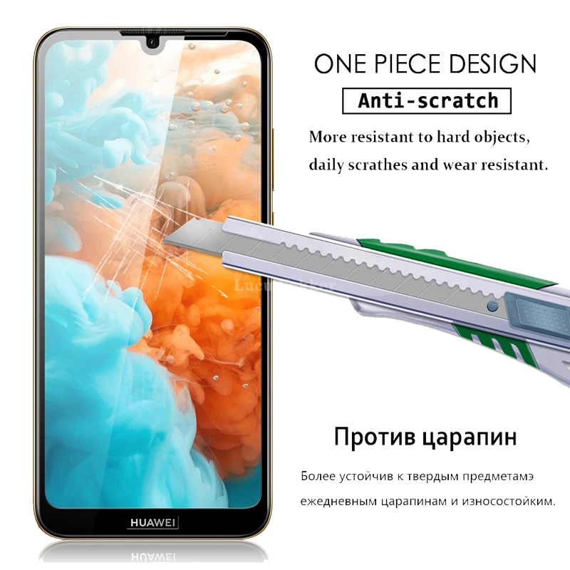Чехол для Huawei y5 y6 y7 Pro y9 Prime 2019 защитная пленка из закаленного стекла экрана на y 6 7 6y