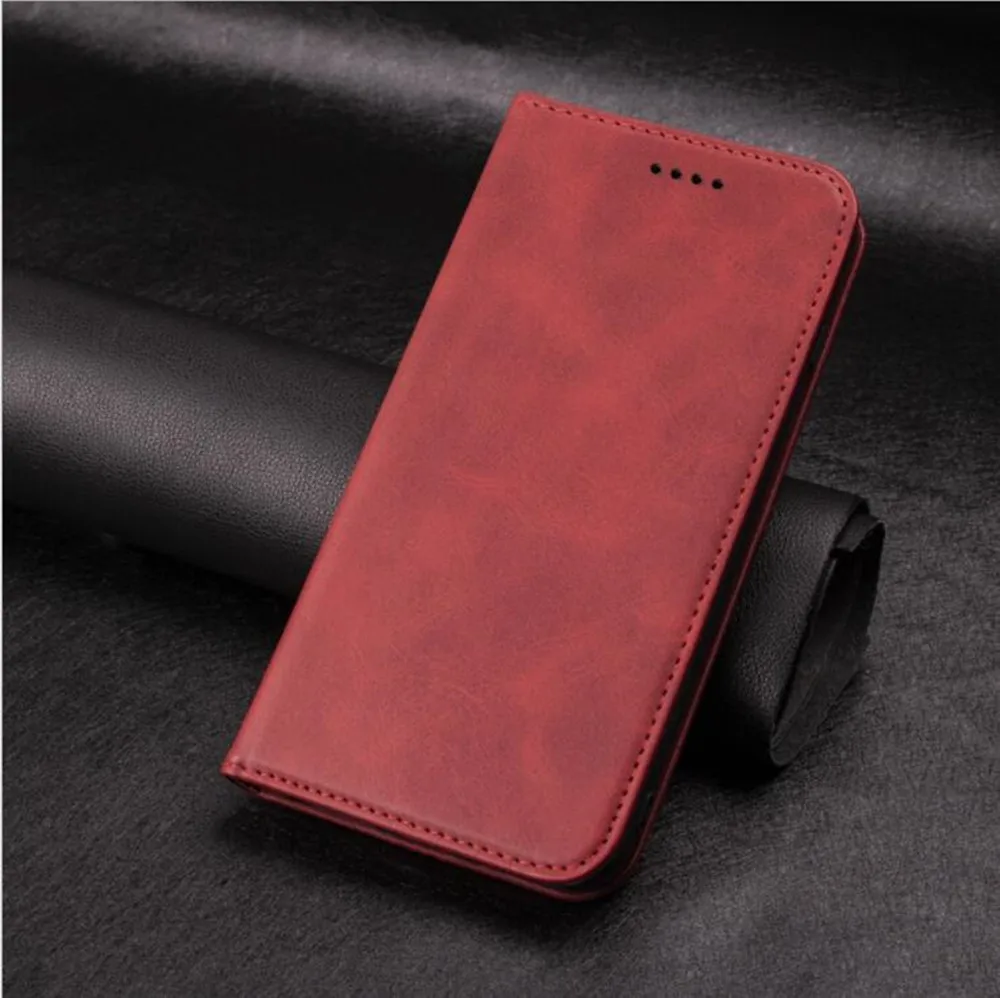 Genuine Leather Flip Wallet Phone Case Cover