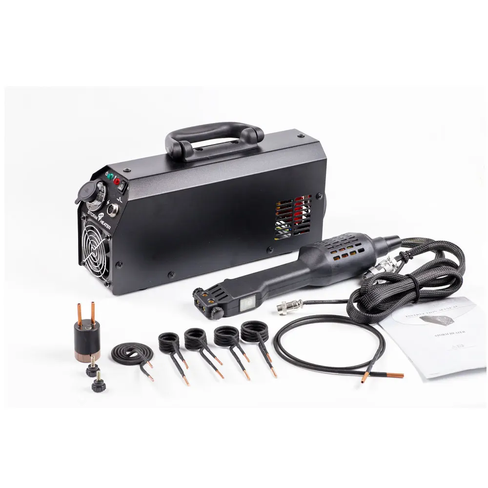 2000W 110V/220V Handheld Flameless Mini Induction Heater with Coil Kits for Auto Repair