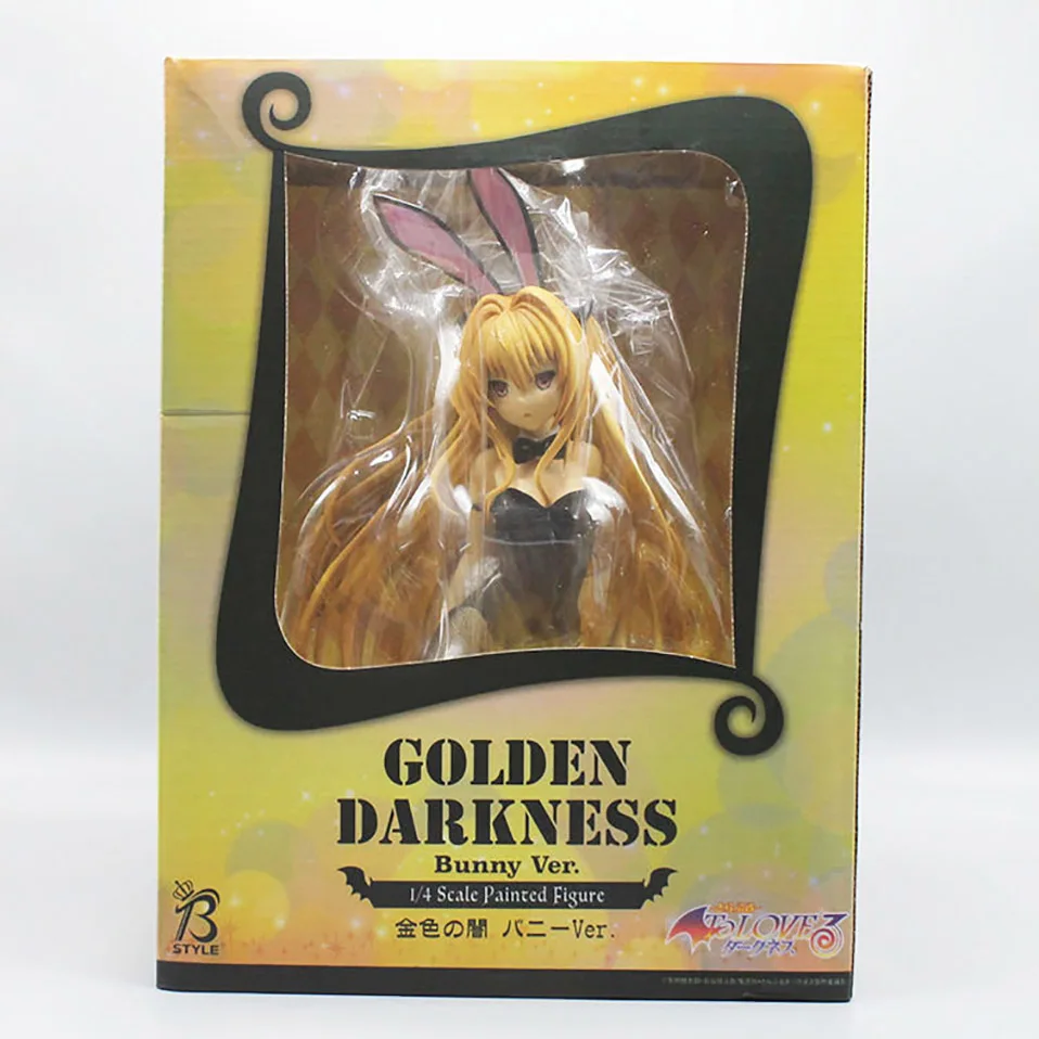 31 см японского аниме ToLove Darkness ПВХ фигурка игрушки сексуальный кролик девушка тьма Коллекционная модель игрушки подарок для взрослых