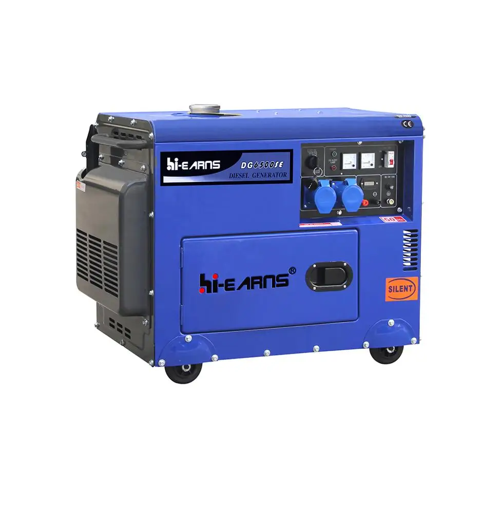 

100% copper portable home use 5kva diesel generator