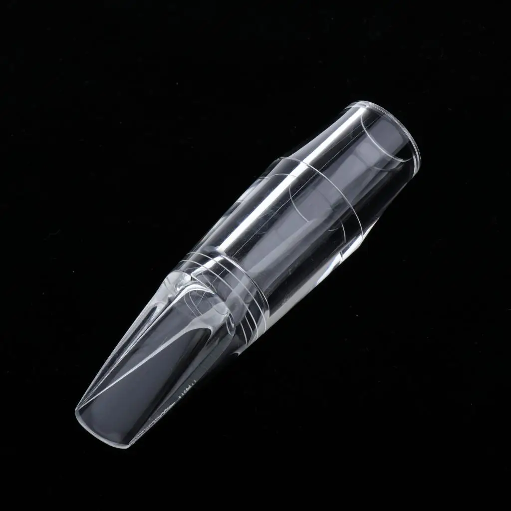 Plastic Tenor Saxophone Mouthpiece Transparent Replacement Mouthpiece Kit