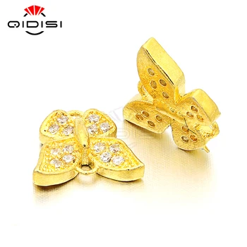 

Butterfly Cubic Zirconia Necklace Pendant, Accessories DIY Accessories, Bracelet Pendants, Copper Micro Sets Cubic Zirconia