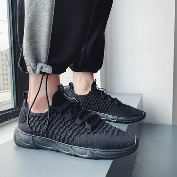 

work fashion summer mens Shoes breathable slip shoe casual hombre casuales informales man sports white comfortable de mesh Tops