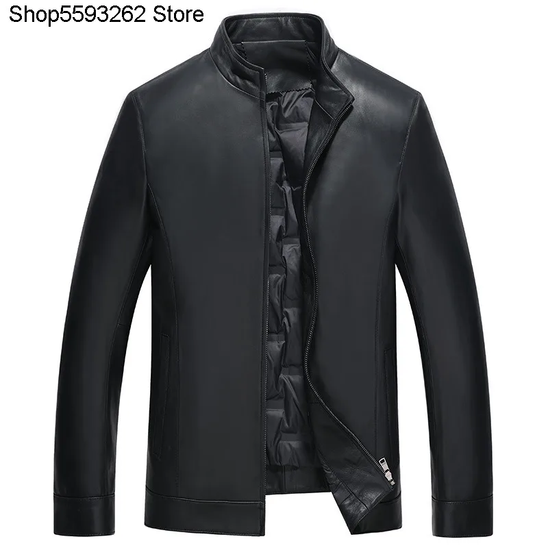 

Long Term Yes Goods 2020 Season Haining Genuine Leather Leather Coat Male Medium Length Money Sheep Leather Coat