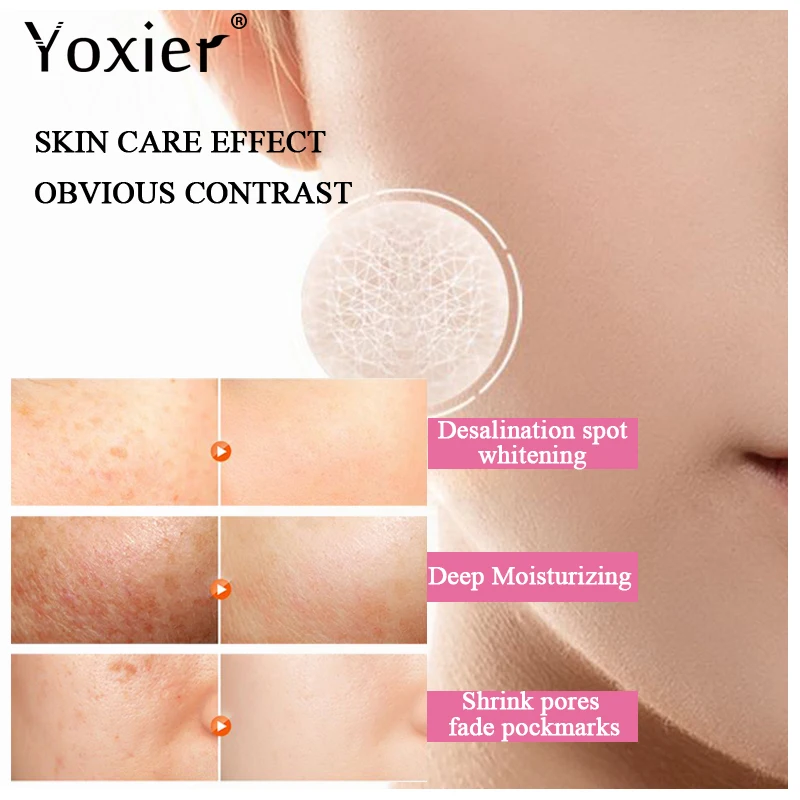 Yoxier 10 шт. маски для лица с гиалуроновой кислотой виноградных косточек Ночная