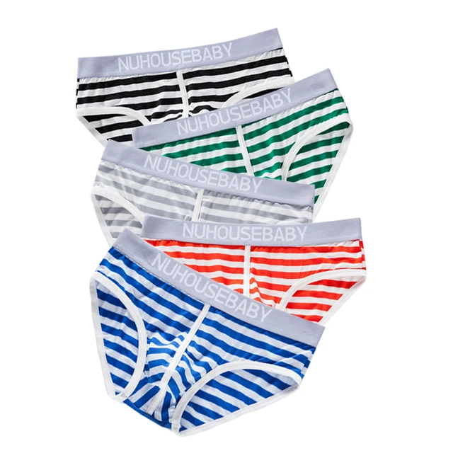 4pcs Sexy Men's Briefs Stripe Thongs Cotton Low Waist Underpants Man  Underwear Men Lingerie Comfortable Femme Mens Pants YJ004 - AliExpress