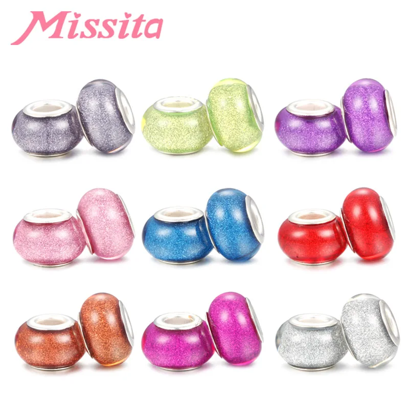 MISSITA Starlight Бусины Подходят Пандора браслеты для изготовления ювелирных изделий