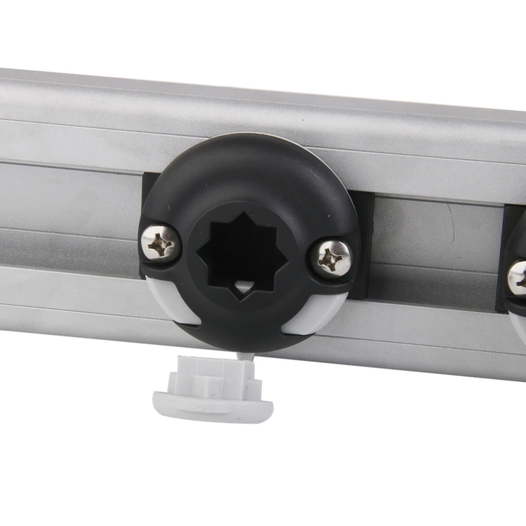 

20" Kayak Canoe Boat Aluminium Alloy Fishing Rod Mount Base Mounting Track