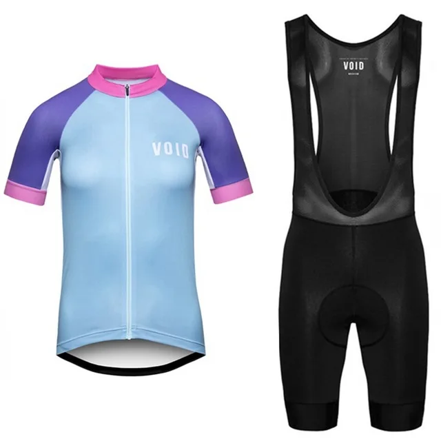 VOID велосипедный костюм белая велосипедная майка и черные шорты MTB велосипедные комплекты Женская классическая спортивная рубашка Rennrad tragen дышащая - Цвет: 10