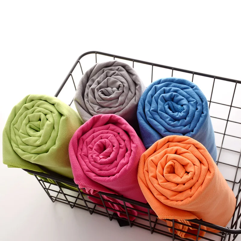 Swimming Quick Dry Microfiber Towel 76*152cm Fitness Gym Workout Watersports Ultra Absorbent Sport Storage Bag | Спорт и развлечения