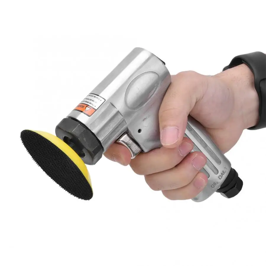 

Pneumatic Tools Air Sander 3in Mini Pneumatic Polisher Machine Polishing Tool with Hook and Loop Fastener Type Disc Inflatable