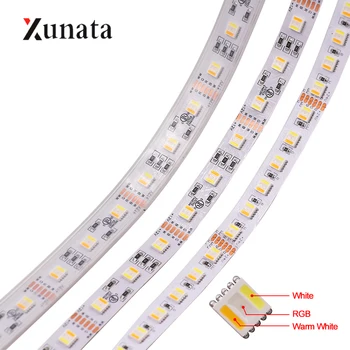 5M Rgbcct 5 Kleuren In 1 Chip Led Strip Licht 12V 24V Flexibele Led Tape 30 Leds/M 60 Leds/M 96 Leds/M Waterdichte Led Lint Decor 5M Rgbcct 5 Kleuren In 1 Chip Led Strip Licht 12V 24V Flexibele Led Tape 30 Leds/M 60 Leds/M 96 Leds/M Waterdichte Led Lint Decor