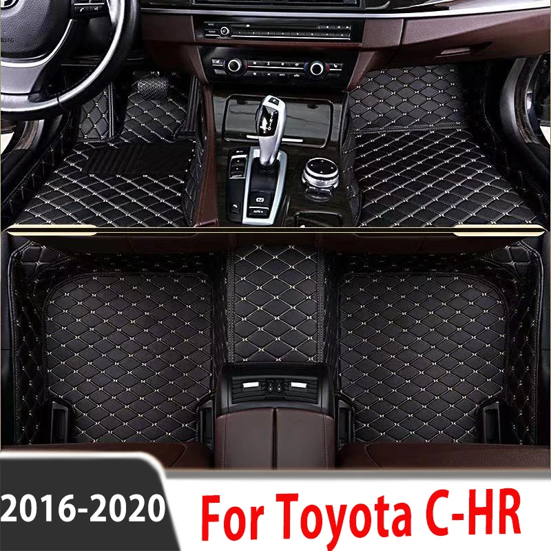 Car Floor Mats For Toyota CHR C-HR Car Floor Mats Carpets Interior Auto Decoration Protector Covers Cus