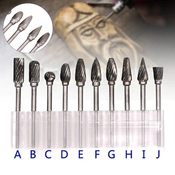 

Rotary Grinder Burr Bits Tungsten Carbide Burr Radius End Single/Double Cut Rotary Burr File QJS Shop