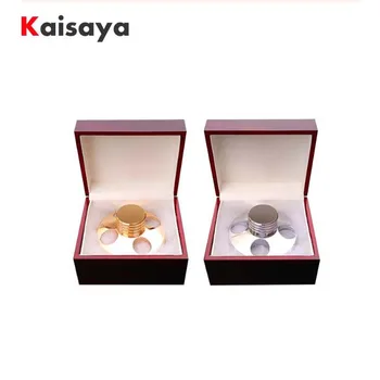

LP Vinyl Turntables Metal Disc Stabilizer Record Weight/Clamp Vinyl Record Turntable Vibration Balanced Gold and Silver T0897