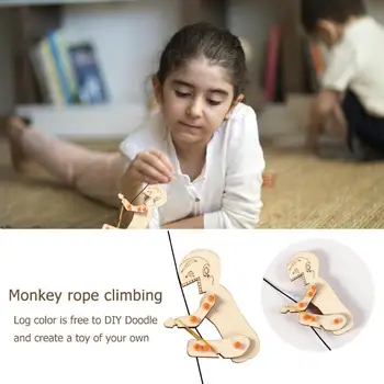 

Durable DIY Science Experiment Kits Classic Primary School Monkey Climbing Rope Small Production DIY Material Kit Toys