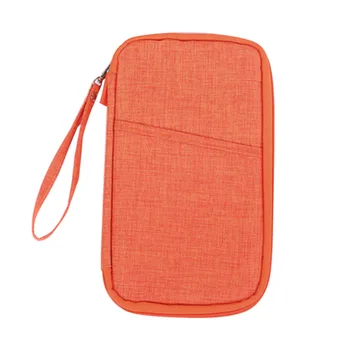 

Women Men Document Bag Cash Travel Wallet Credit Waterproof Purse Blocking Passport Holder Money Case Fashion Cards Organizer