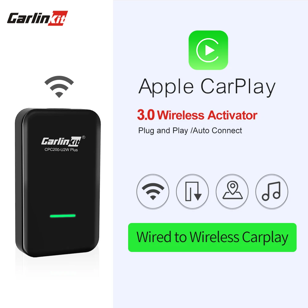 Carlinkit 3.0 Wireless Carplay Activator Auto Connect Per Audi Benz Volkswagen Mazda Cablato A Wireless Carplay Plug And Play