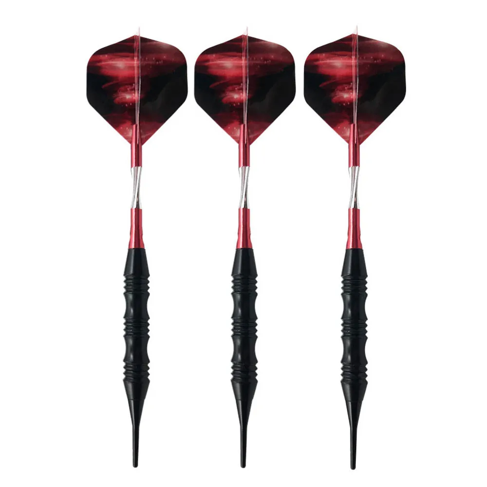 3Pcs 20g Professional Electronic Safe Darts Set Soft Plastic Tip Iron Barrel Aluminium Shaft Competition Training Dart