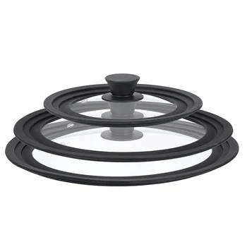 

1pc Cooking Pot Lid Multifunction Multi Size Pot Cover Pot Protector Universal Lid for Cookware 26CM 28CM 30CM Pot