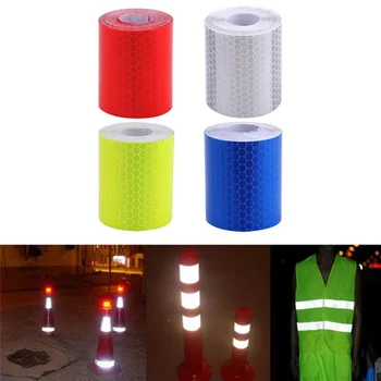 

3M*5CM Waterproof Car Reflective Safety Stickers Warning Tape Ultra-slim Car Body Reflective Stickers For Truck Motorcycles2020