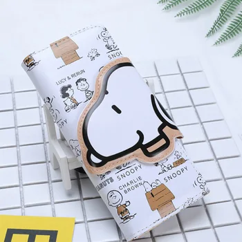 

Chidren Cute Wallets PU Leather Long Wallet Zipper Coin Pocket Long Purse Passport Cover For Women Card Holder Purse