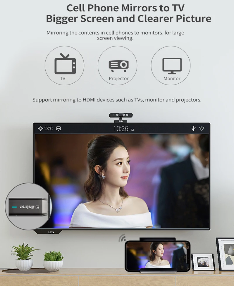 Mirascreen D8 tv stick беспроводной 2,4G/5G anycast miracast ключ Miracast Airplay отзеркаливание DLNA к HD tv 5G tv Stick