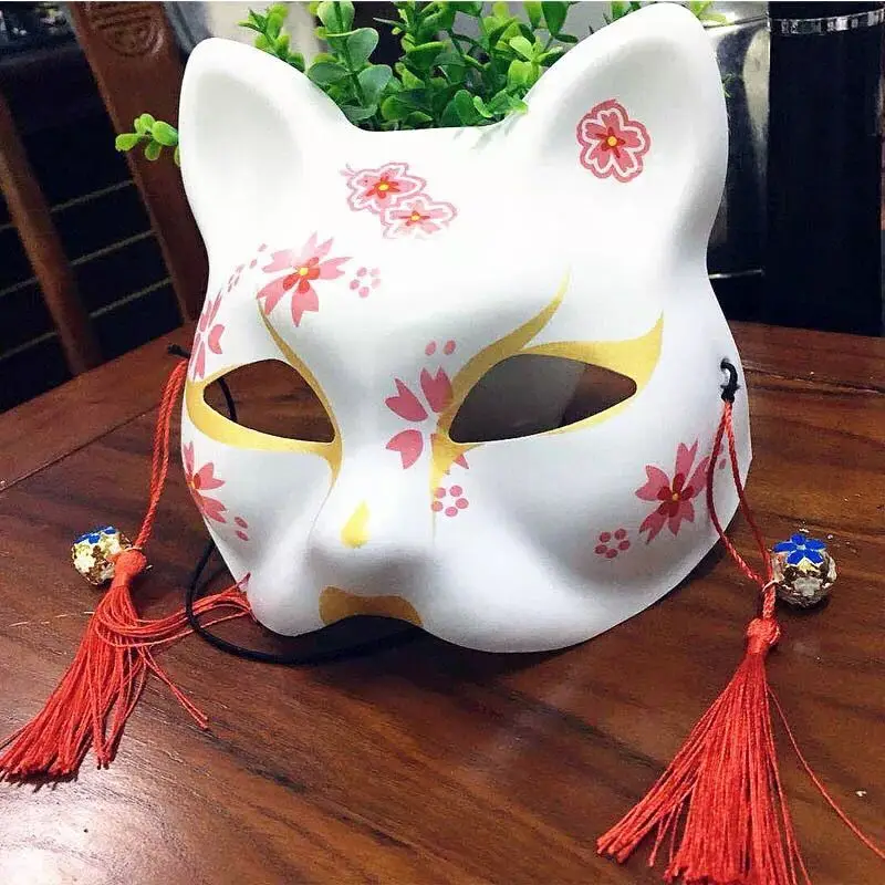 

New Style Japanese Style Fox Cat Mask PVC High Quality Holiday Celebration Mask Activity Mask
