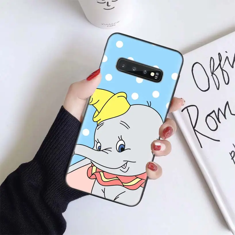 Чехол для samsung Galaxy S10+ Plus Lite Note 10 9 8 S9 S8 J4 J6+ Plus S7 S6 черный чехол для телефона