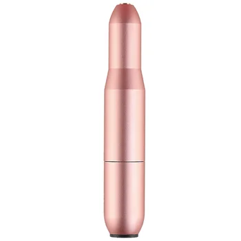 

USB Nail Polisher Pen Portable Manicure Grinder Electric Polish Pen Nail Art Tool for Home Shop (Rose Gold)