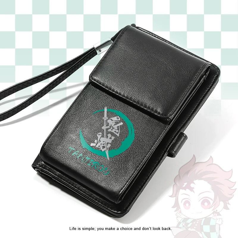 Демон убийца Kimetsu No Yaiba Kamado Tanjirou Nezuko Косплей короткий длинный кошелек держатель