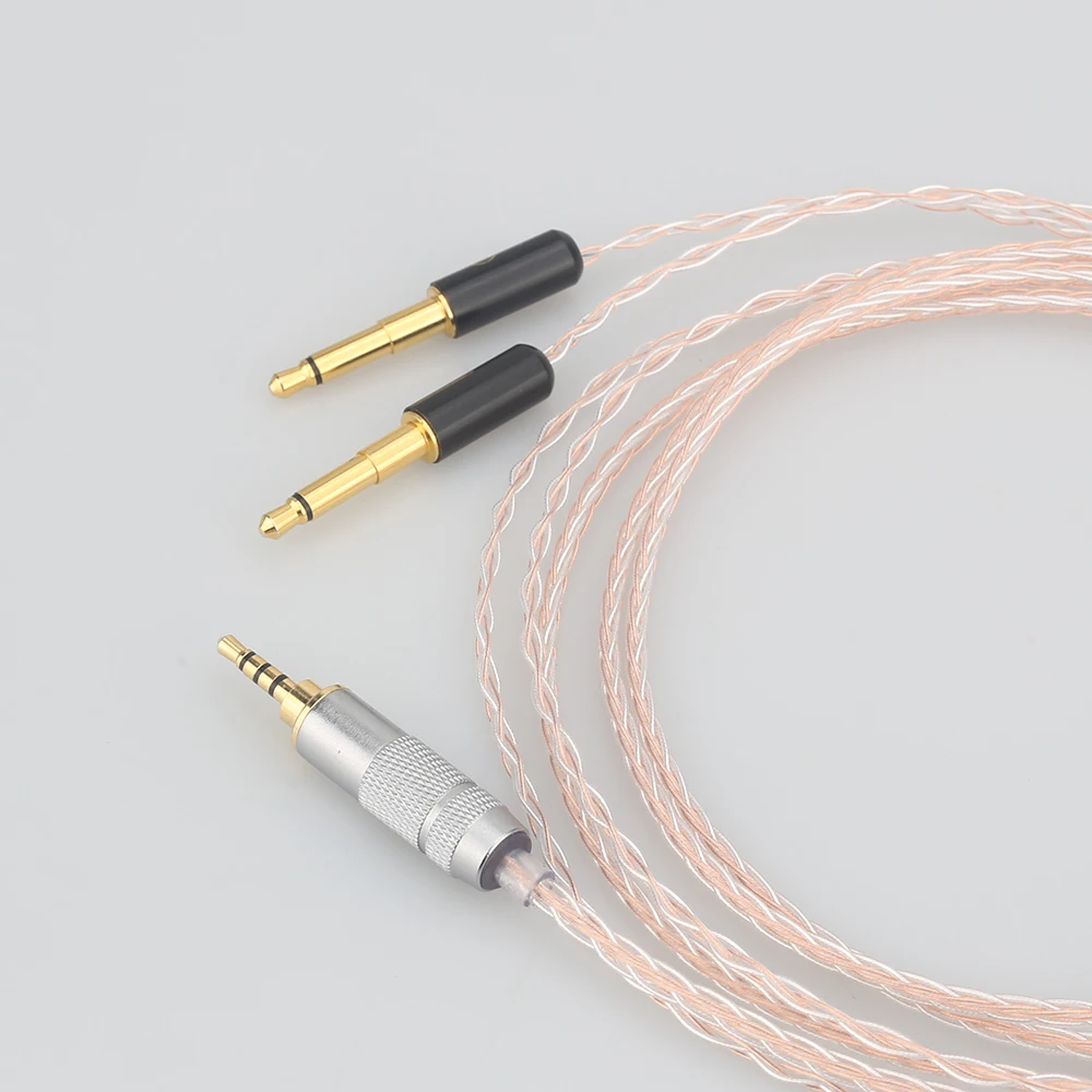 Audiocrast 8cores Replacement Headphones Cable Audio Upgrade Cable For Meze 99 Classics Focal Elear Headphones
