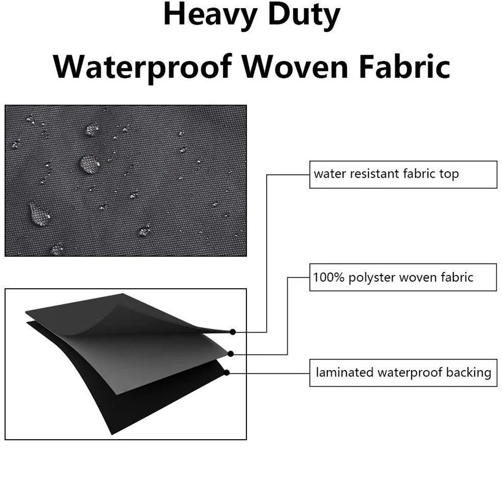 Rain Waterproof Snow Chair Sofa Table Cover High Back Outdoor Patio Garden Furniture Storage Dust Proof PVC Black Covers D30