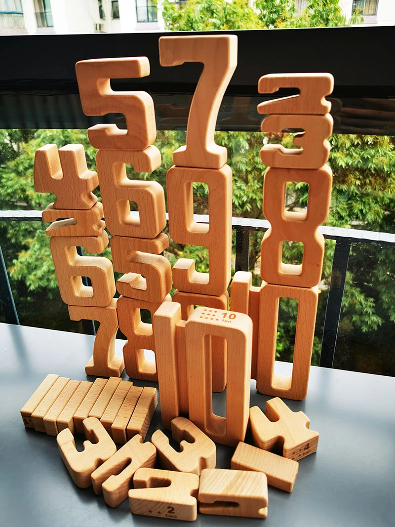 large wooden baby blocks