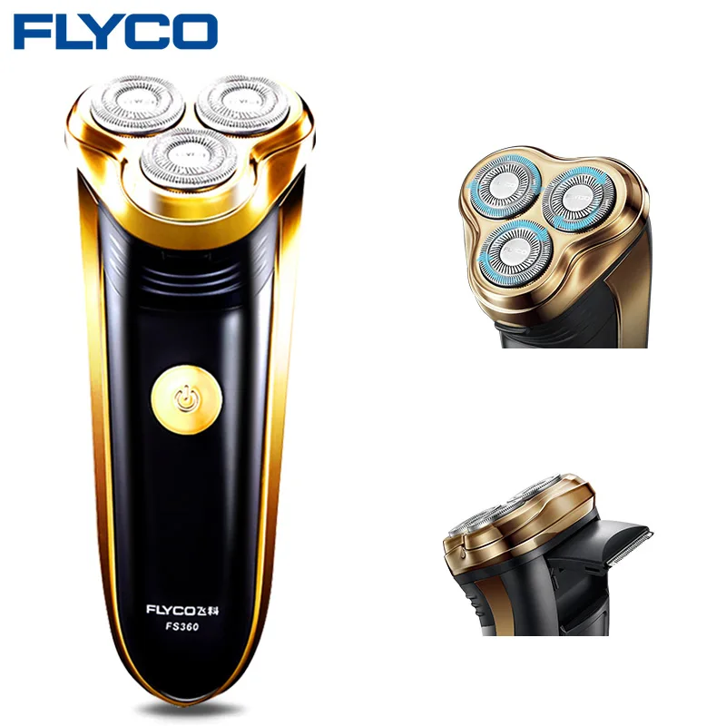 Бритва для мужчин модный триммер бороды Maquina De Afeitar Electrica Para Hombre Flyco FS360